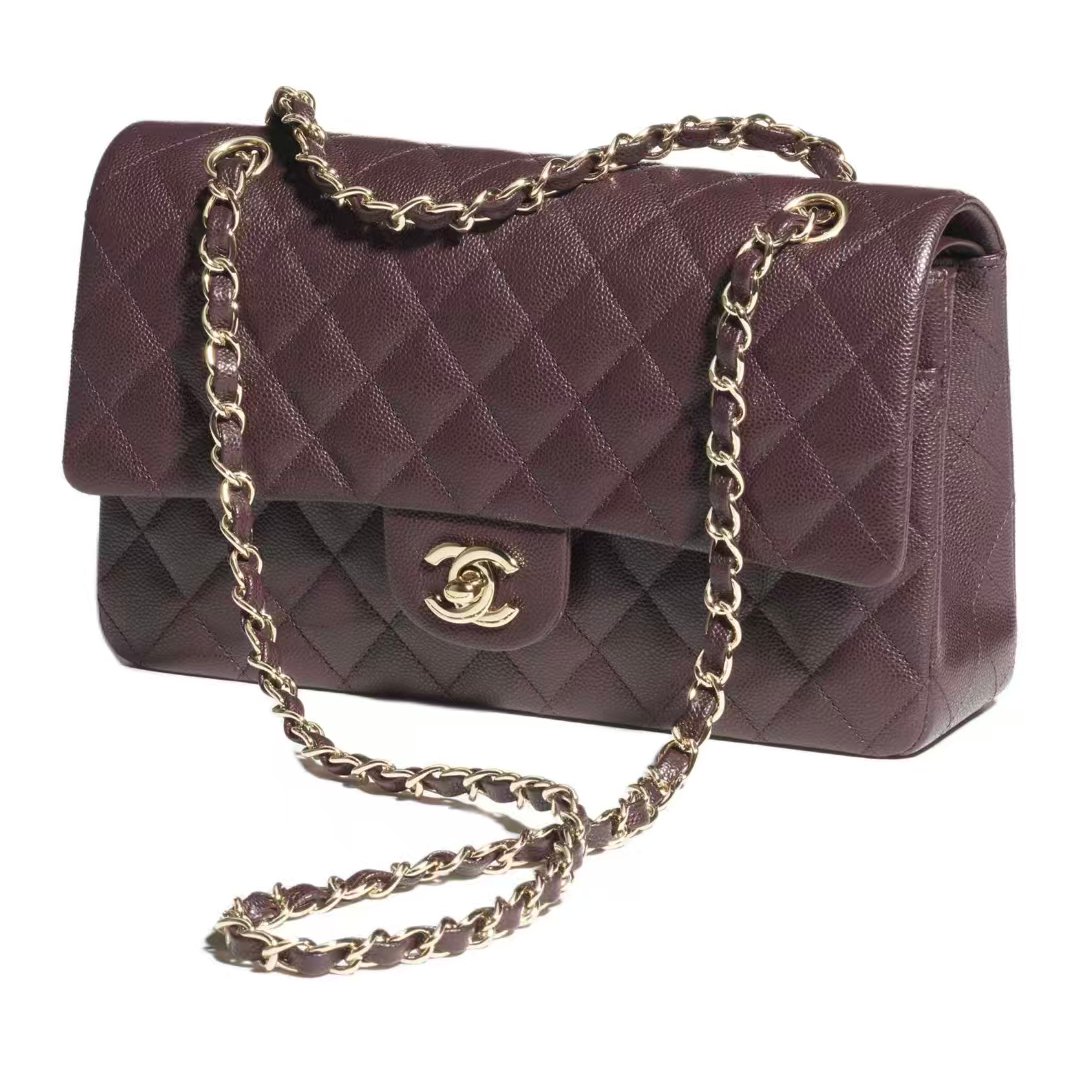 CHANEL(经典CF球纹牛皮包)