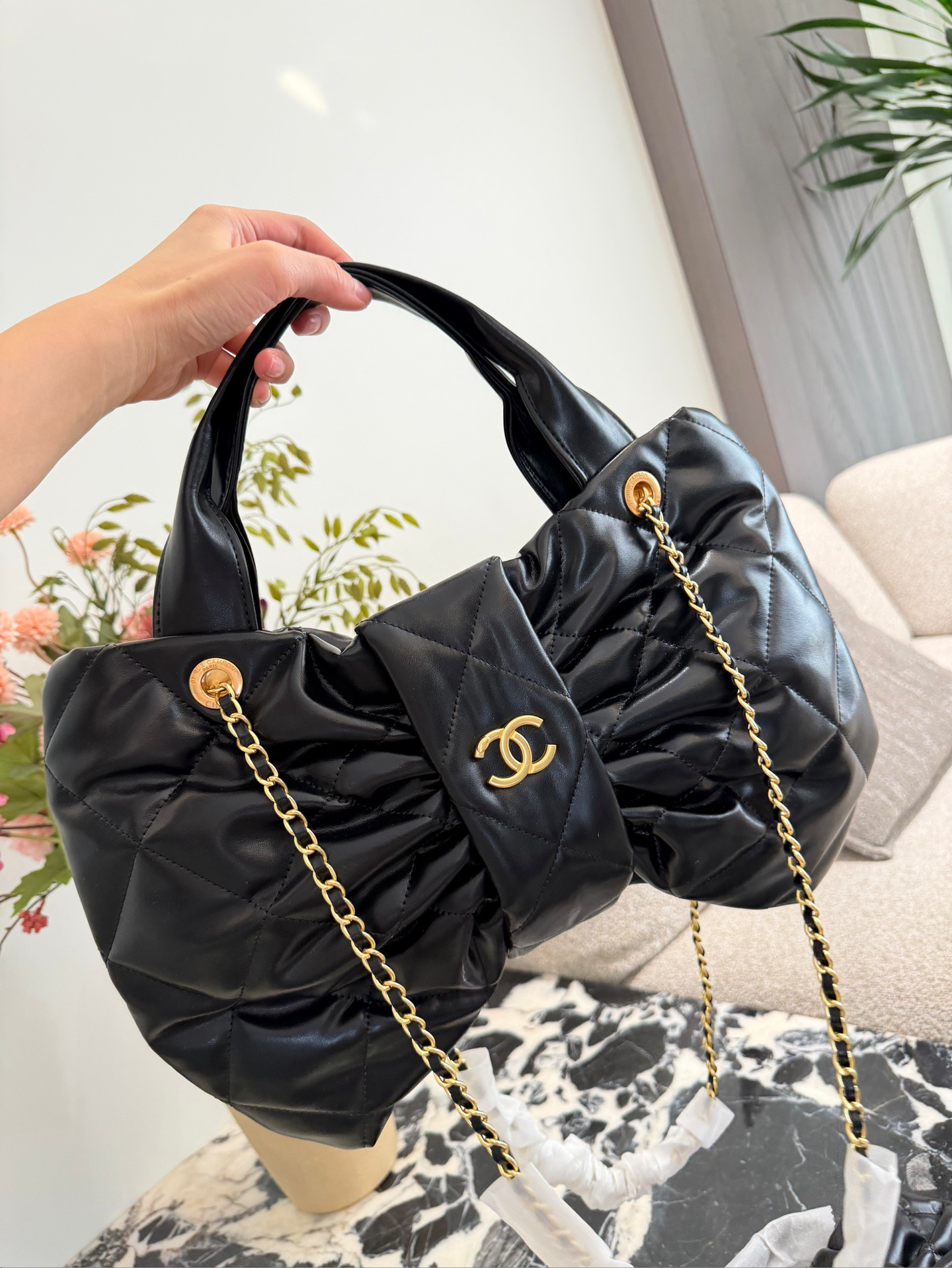 CHANEL(25K蝴蝶结手袋)