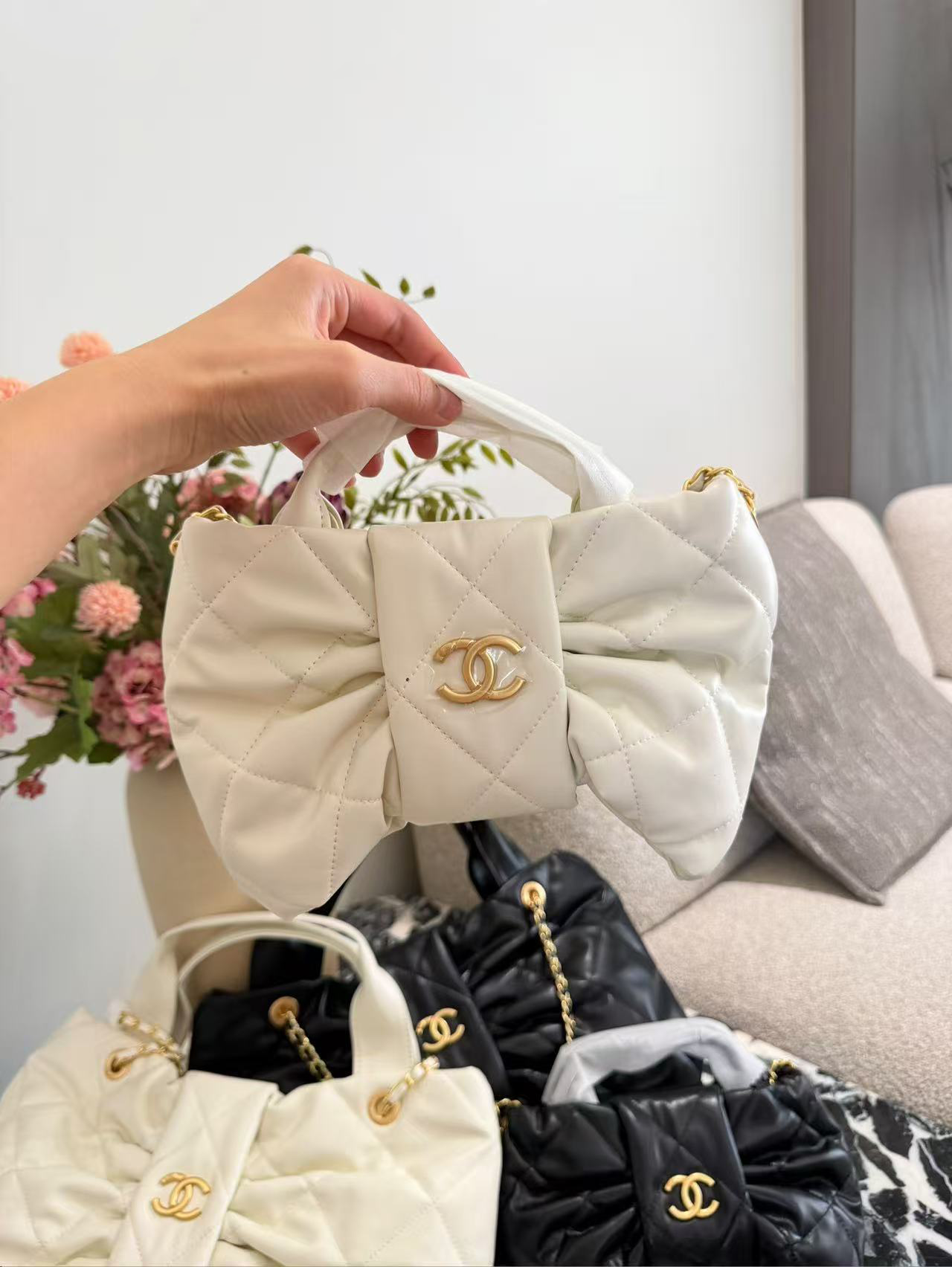CHANEL(25K蝴蝶结手袋)