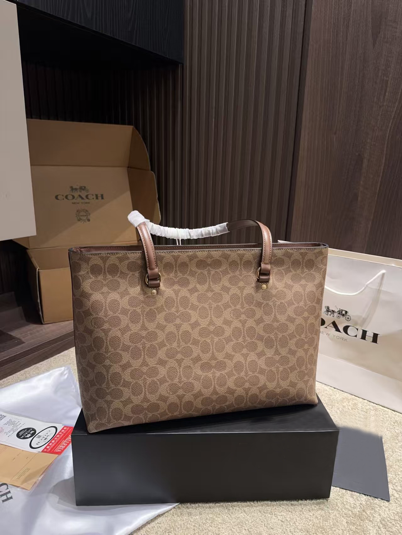 Coach 蔻驰 Gallery拉链托特包
