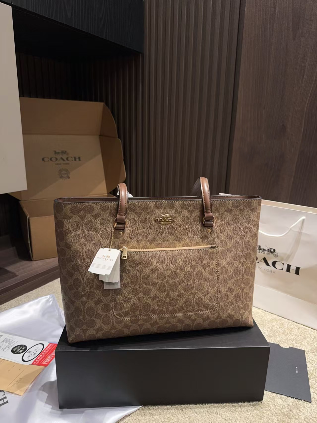 Coach 蔻驰 Gallery拉链托特包