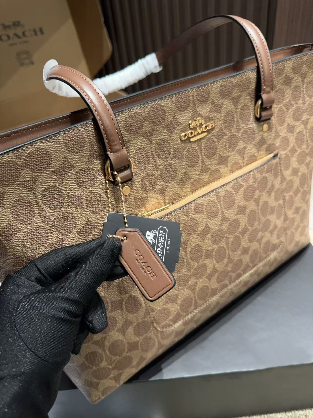 Coach 蔻驰 Gallery拉链托特包