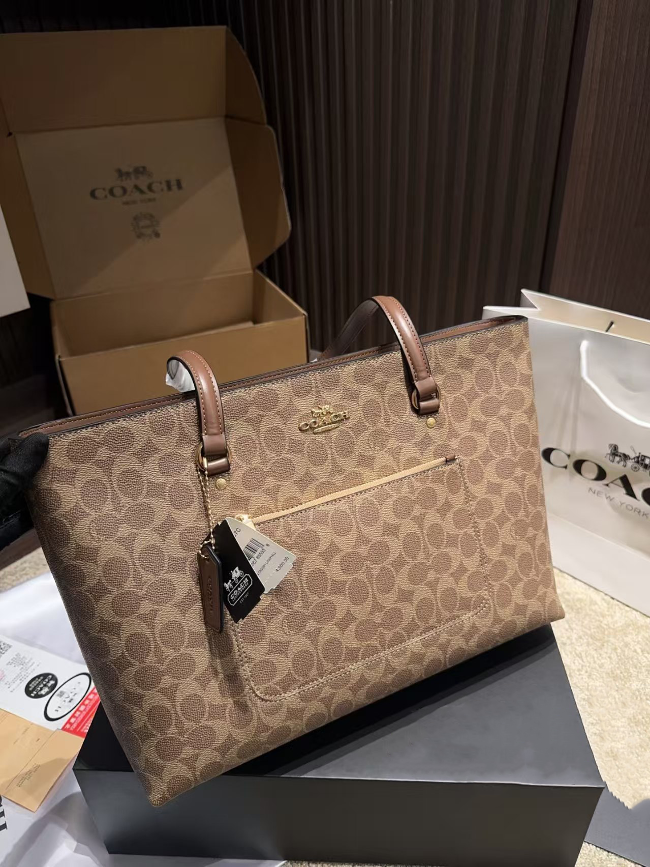 Coach 蔻驰 Gallery拉链托特包