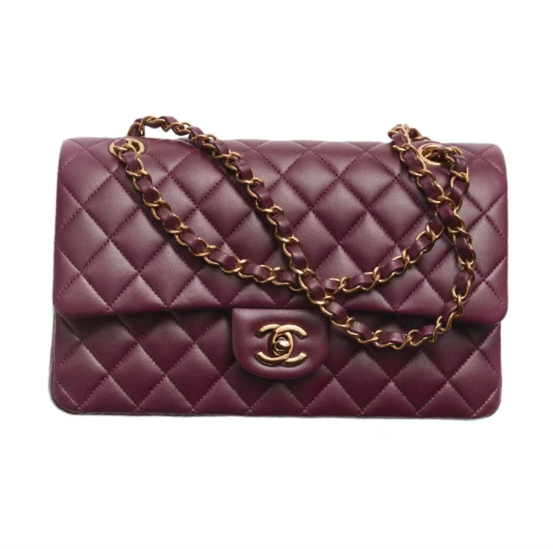 CHANEL(经典CF球纹牛皮包)