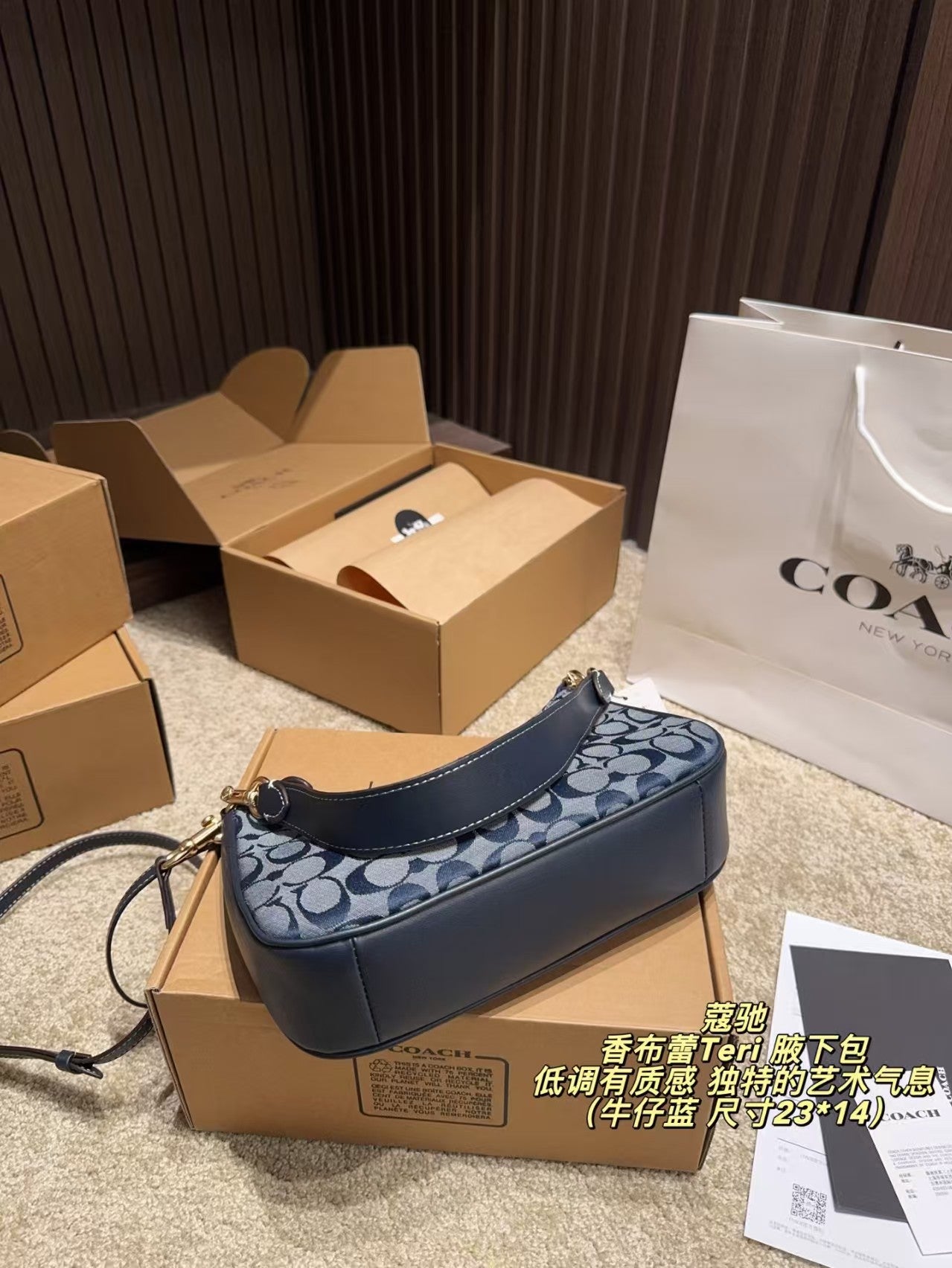 COACH(超丝光Teri 腋下包)